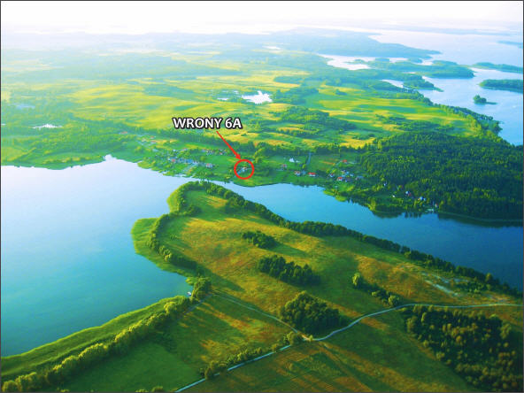 Haus am See Walter. Wrony, nähe Gizycko (Lötzen) 